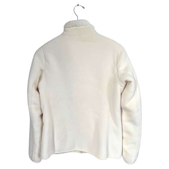 Weatherproof Reversible Plush Fleece Jacket Cream Full Zip Size Small - Picture 8 of 13